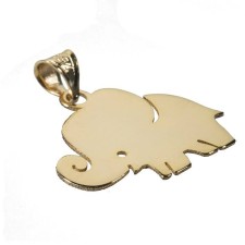 آویز گردنبند طلا 18 عیار رزا مدل N088