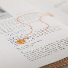 آویز گردنبند طلا 18 عیار زنانه ریسه گالری مدل 5110