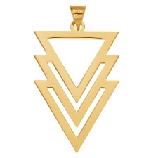 آویز گردنبند طلا 18 عیار رزا مدل N041