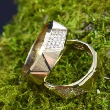 ست حلقه طلا 18 عیار کانیار گالری مدل M16