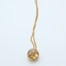 نیم ست طلا 24 عیار زنانه طرح گوی کد 100175