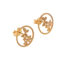 نیم ست طلا 18 عیار سپیده گالری مدل SH0022