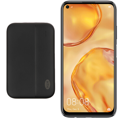 گوشی موبایل هوآوی مدل Nova 7i JNY-LX1 دو سیم کارت ظرفیت 128 گیگابایت و رم 8 گیگابایت به همراه شارژر همراه اچ تی اچ مدل H5000 ظرفیت باتری 5000 میلی آمپر ساعت