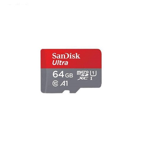 کارت حافظه microSDXC سن دیسک مدل Ultra A1 کلاس 10 استاندارد UHS-I سرعت 120MBps ظرفیت 64 گیگابایت