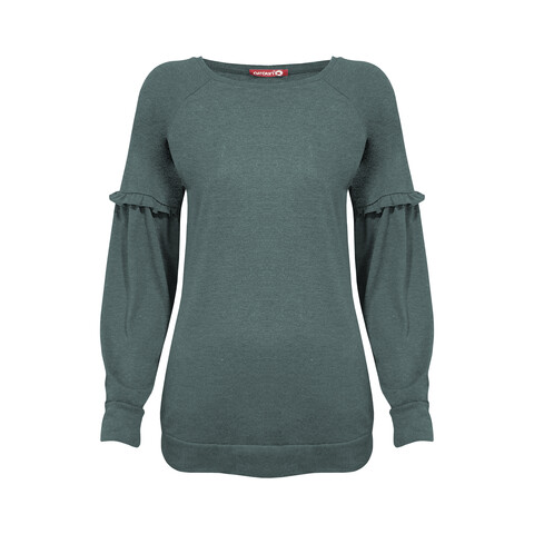 بلوز زنانه افراتین کد 7521 رنگ سبز