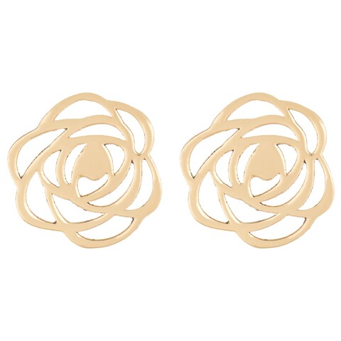 گوشواره طلا 18 عیار رزا مدل EG19