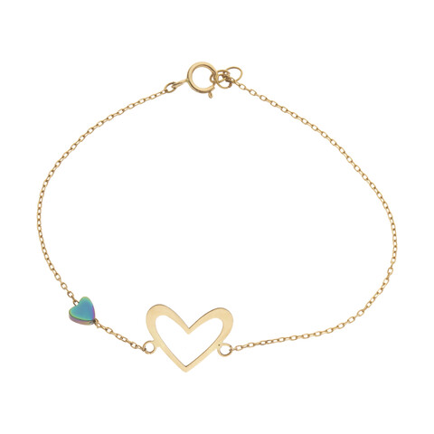 دستبند طلا 18 عیار زنانه نیوانی مدل DA2012