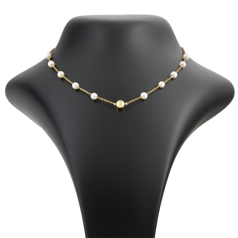 گردنبند طلا 18 عیار زنانه مدل MN11