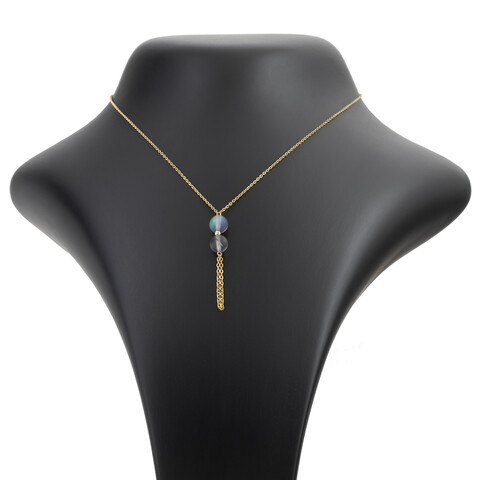 گردنبند طلا 18 عیار زنانه مدل SR12