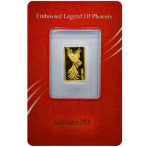 طلای گرمی 24 عیار ایران شمش مدل سیمرغ