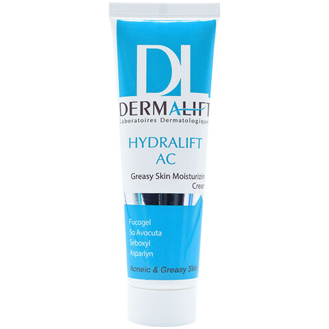 کرم مرطوب کننده پوستهای چرب درمالیفت مدل Hydralift AC Cream حجم 50 میلی لیتر