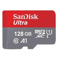 کارت حافظه microSDXC سن دیسک مدل Ultra A1 کلاس 10 استاندارد UHS-I سرعت 120MBps ظرفیت 128 گیگابایت