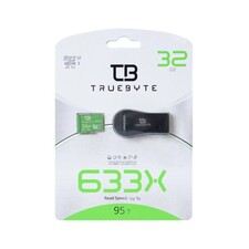 کارت حافظه microSD HC تروبایت مدل 633X-A1-V30 کلاس 10 استاندارد UHS-I U3 ظرفیت 32 گیگابایت همراه با کارت خوان