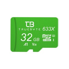 کارت حافظه microSD HC تروبایت مدل 633X-A1-V30 کلاس 10 استاندارد UHS-I U3 ظرفیت 32 گیگابایت همراه با کارت خوان