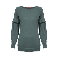 بلوز زنانه افراتین کد 7521 رنگ سبز