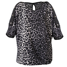 بلوز زنانه مدل پلنگی کد BW