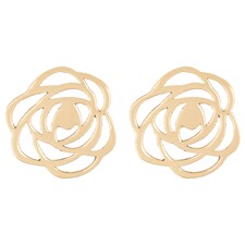 گوشواره طلا 18 عیار رزا مدل EG19