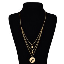 گردنبند طلا 18 عیار ماهک مدل MM0362