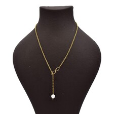 گردنبند طلا 18 عیار زنانه زرلوکس طرح بی نهایت کد Zr13