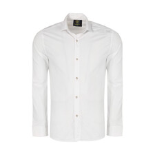 پیراهن آستین بلند مردانه مدل PVLF رنگ سفید