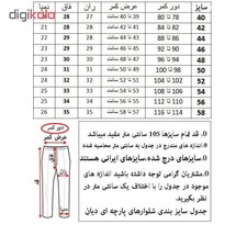 شلوار مردانه دیان کد 212 رنگ مشکی