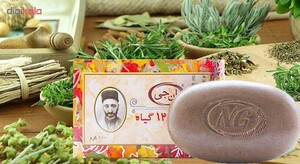 صابون 12 گیاه موی سر ان جی اورجینال مدل NG Herb وزن 100 گرم