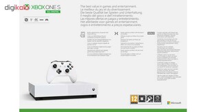 کنسول بازی مایکروسافت مدل Xbox One S ALL DIGITAL ظرفیت 1 ترابایت