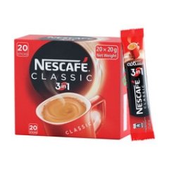 کافی میکس کلاسیک 3 در 1 نسکافه - 20 گرم بسته 20 عددی