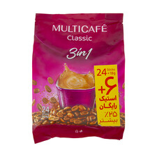 کافی میکس 3x1 مولتی کافی بسته 30 عددی