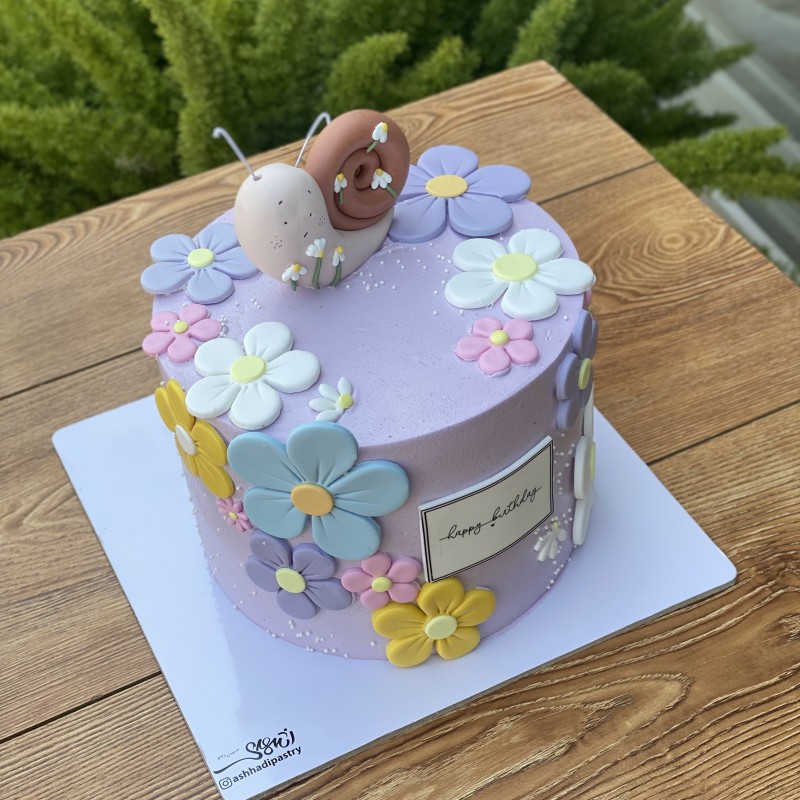 کیک نیمه فوندانت کد 5