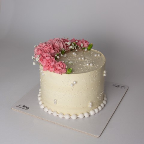 کیک گل طبیعی کد 51