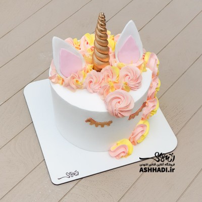 کیک  نیمه فوندانت یونیکورن کد 44