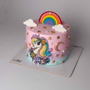 کیک تک شاخ فانتزی