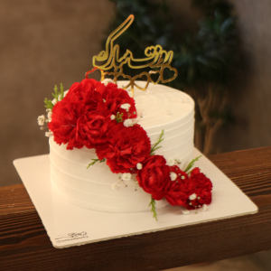 کیک روزت مبارک تاپری