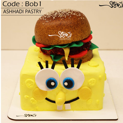 کیک باب اسفنجی کدBob-(1)