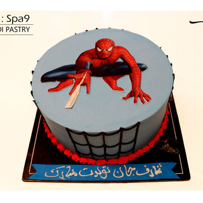 کیک اسپایدرمن کدSpa-(9)