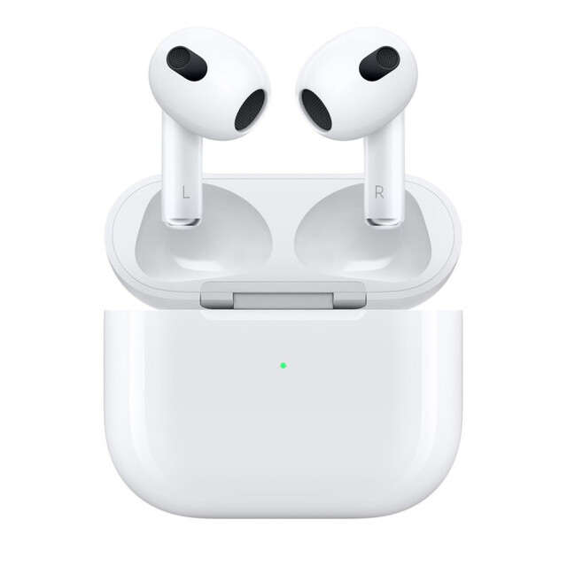 هدفون بی سیم اپل مدل AirPods 3 همراه با محفظه شارژ