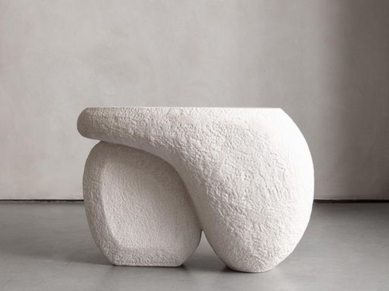 میز ترکیبی گچ و پاپیه ماشه