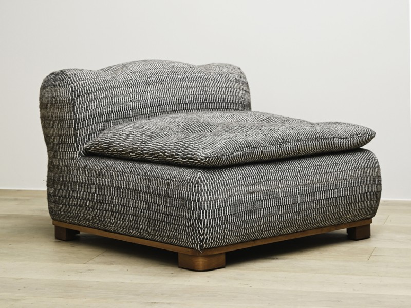 مبل چهار خونه دو نفره طوسی