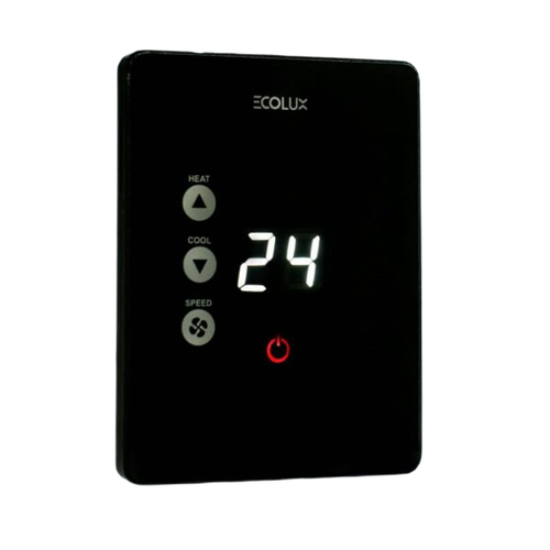 ترموستات داکت اسپلیت و فنکویل اکولوکس ECOLUX|  مدل ET-4S1C توکار
