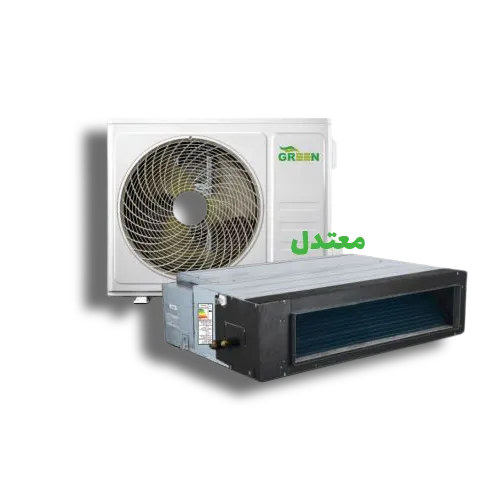 داکت اسپلیت ۳۶۰۰۰ گرین GREEN | معتدل با برق تکفاز  | مدل GDS-36P1T1A/R1
