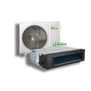 داکت اسپلیت ۳۶۰۰۰ گرین GREEN | معتدل با برق تکفاز | مدل GDS-36P1T1A/R1