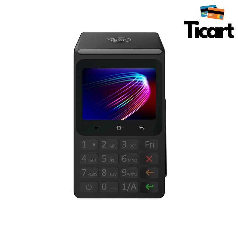 دستگاه کارتخوان سیار مدل  D300 برند PAX پشتیبانی از شبکه 4G