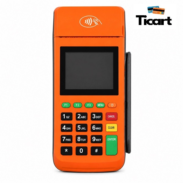 دستگاه کارتخوان سیار  مدل AF70 برند ANFU با پشتیبانی از شبکه 4G