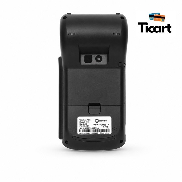 پشت دستگاه کارتخوان SZZT i90 مشکی