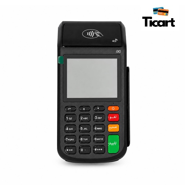 دستگاه کارتخوان سیار مدل I90 برندSZZT با پشتیبانی ازشبکه 4G
