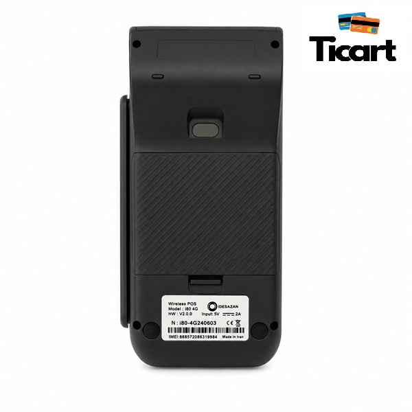 دستگاه کارتخوان سیار مدل  i80 برند szzt پشتیبانی از شبکه 4G