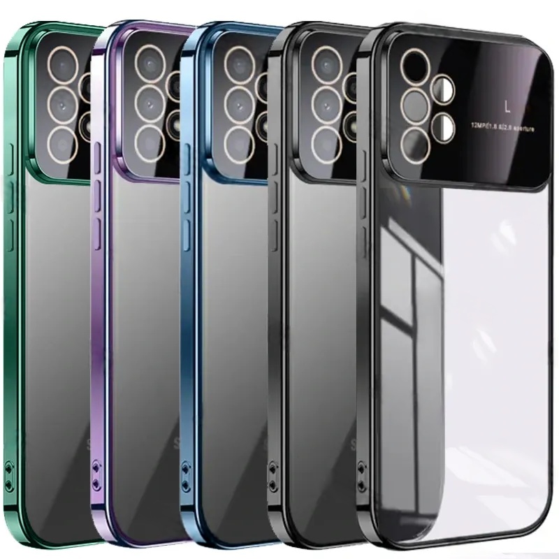 کاور مدل الکترو لنز شفاف مناسب برای گوشی موبایل سامسونگ Galaxy A33