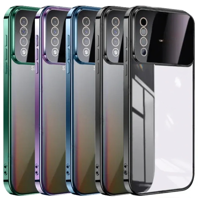 کاور مدل الکترو لنز شفاف مناسب برای گوشی موبایل سامسونگ Galaxy A50s/A30s/A50