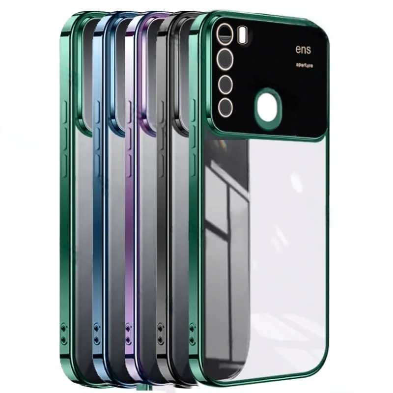 کاور مدل الکترو لنز شفاف مناسب برای گوشی موبایل شیائومی Note 8